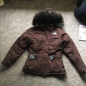COPY - Brown winter north face jacket